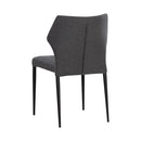 Sunpan James Stackable Dining Chair in City Beige / City Grey - Set of Two