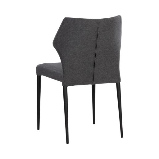 Sunpan James Stackable Dining Chair in City Beige / City Grey - Set of Two