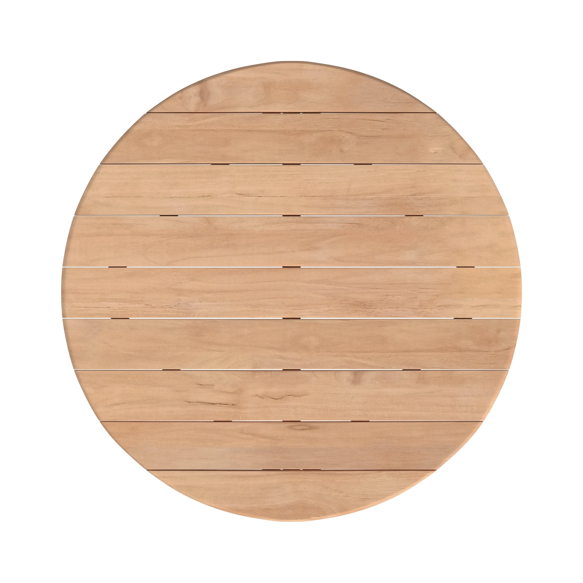 Sunset West Natural Teak 56" Round Dining Table