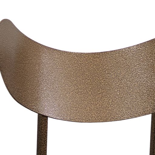 Sunpan Gibbons Barstool in Antique Brass - Charcoal Black Leather / Black - Bravo Portabella