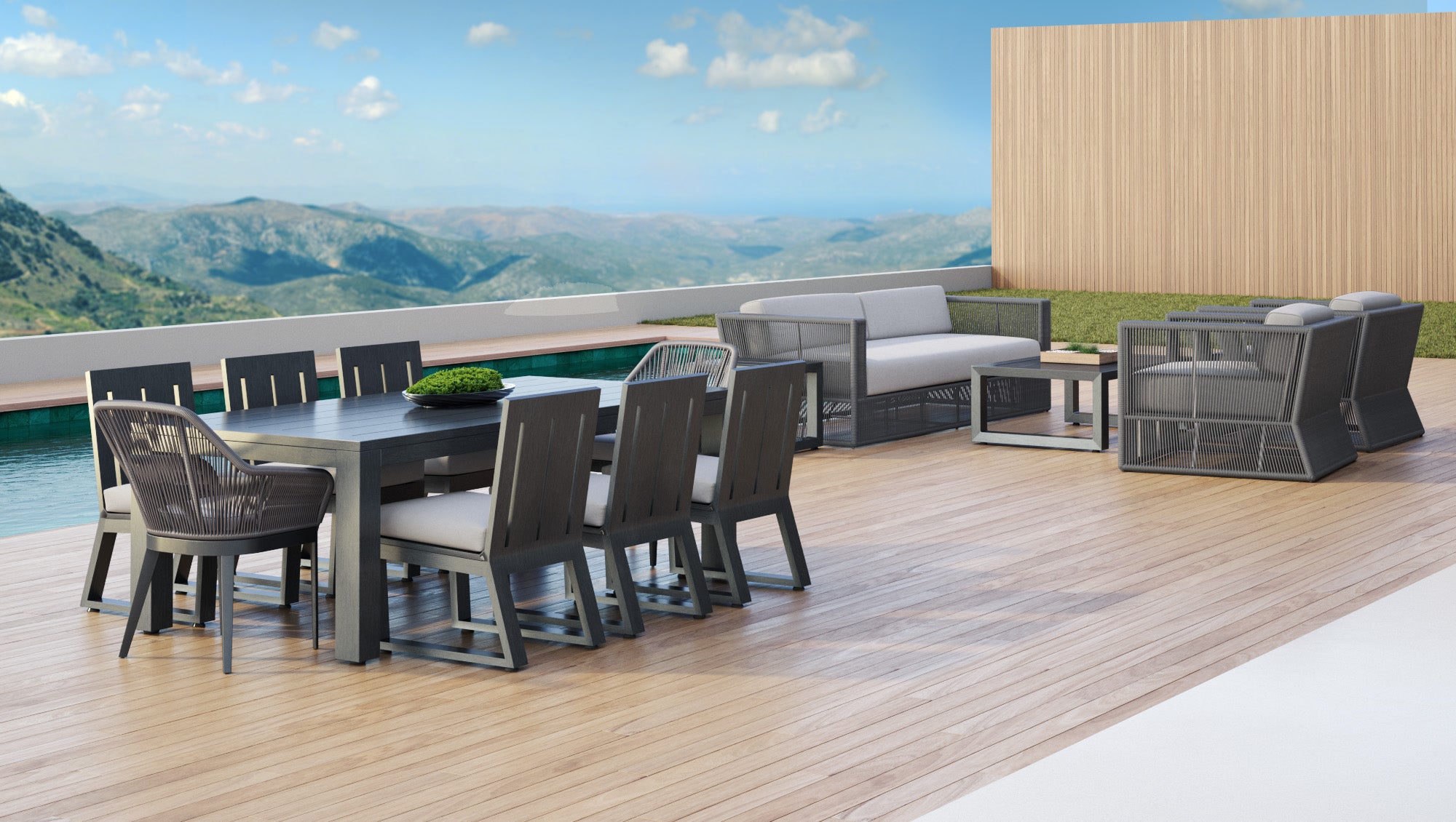 Sunset West Redondo 90" Dining Table