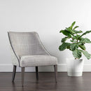 Sunpan Ragona Lounge Chair Grey Oak-Naya Check Black / Light Grey Oak-Naya Check Light Grey