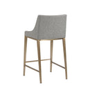 Sunpan Dionne Counter Stool in Monument Oatmeal / Monument Pebble