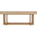Sunpan Disera Dining Table 96'' in Ash Grey / Dark Brown / Natural