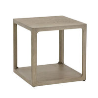 Sunpan Doncaster Side Table in Black / Smoke Grey