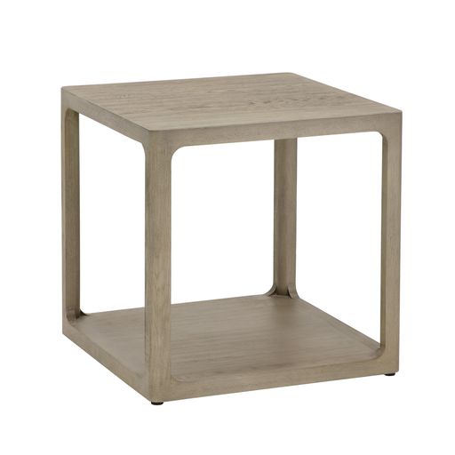 Sunpan Doncaster Side Table in Black / Smoke Grey