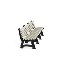 Polly Products Willow Backed Bench