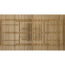 Sunpan Geneve Extension Dining Table Drift Brown / Natural in 80'' to 104''