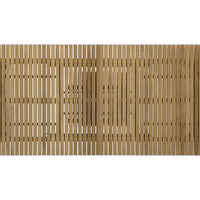 Sunpan Geneve Extension Dining Table Drift Brown / Natural in 80'' to 104''