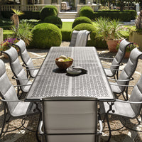 Woodard Avondale Padded Sling Dining Arm Chair