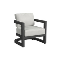 Sunset West Malibu Club Chair in Cast Silver - No Welt