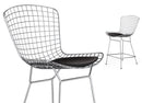 Woodstock Marketing The Who Medium Stool Polished With Chrome Wire Frame