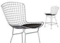 Woodstock Marketing The Who Medium Stool Polished With Chrome Wire Frame