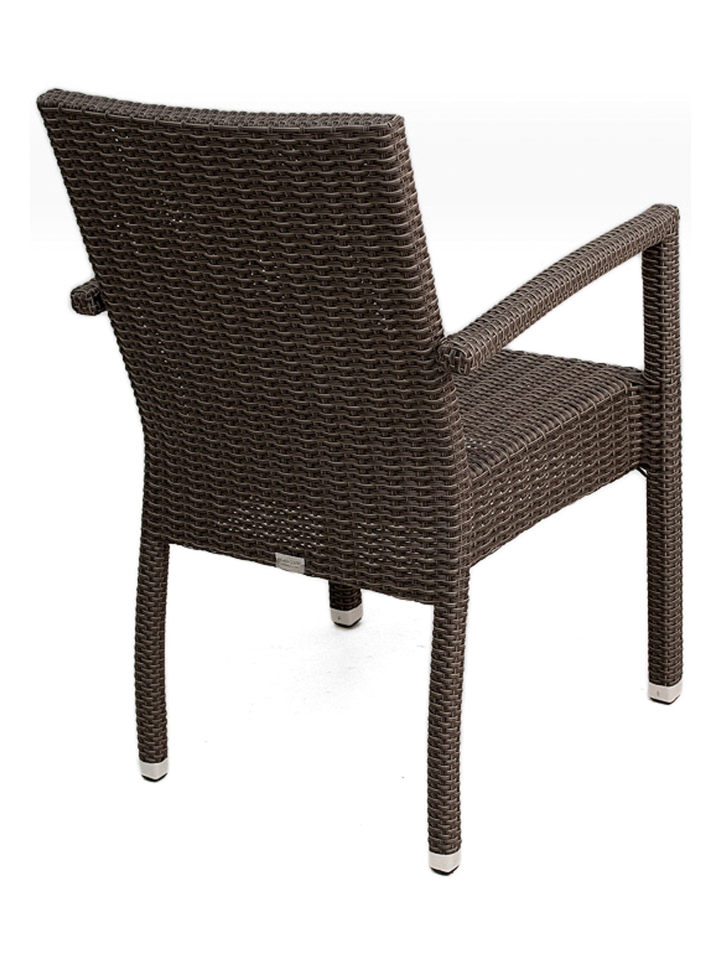Florida Seating Hand Woven PE Synthetic Wicker Arm Chair - WIC-01