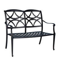 Woodard Wiltshire Bench with Optional Cushion - Stackable