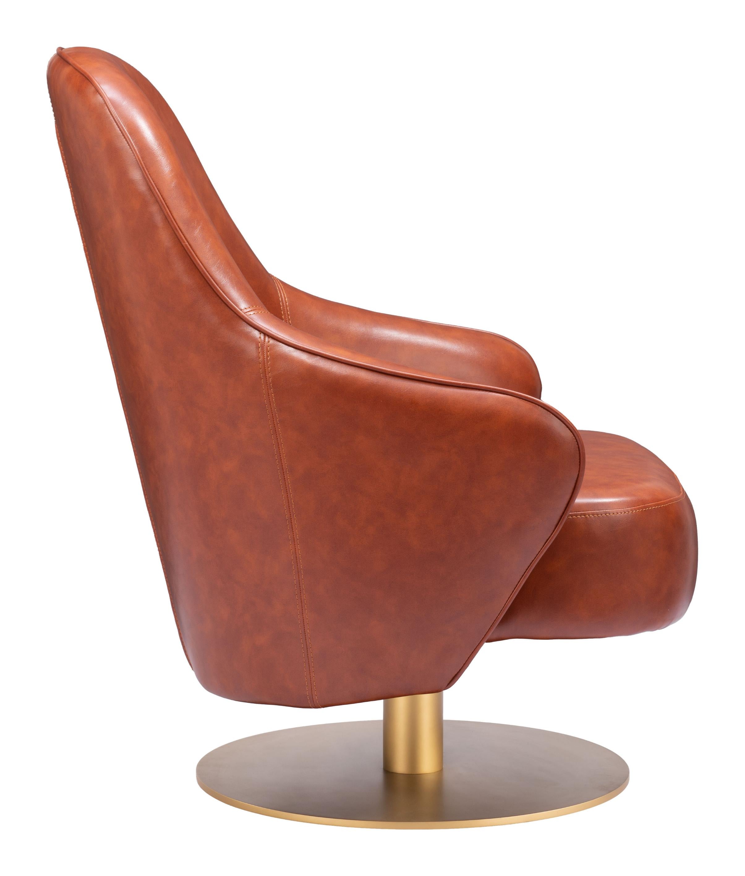 Zuo Modern Withby Accent Chair Gray/Brown