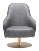 Zuo Modern Withby Accent Chair Gray/Brown