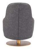 Zuo Modern Withby Accent Chair Gray/Brown