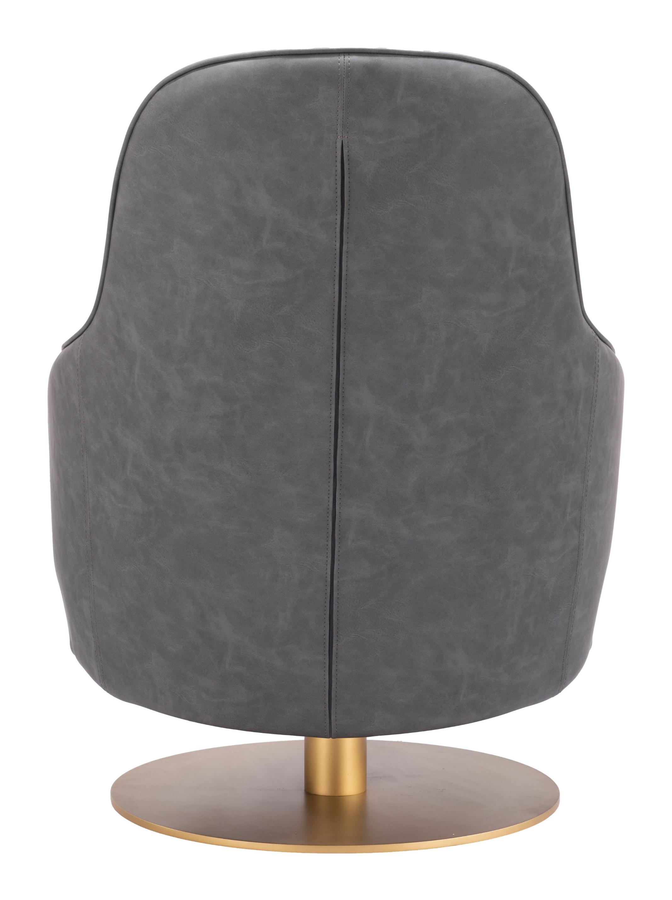 Zuo Modern Withby Accent Chair Gray/Brown