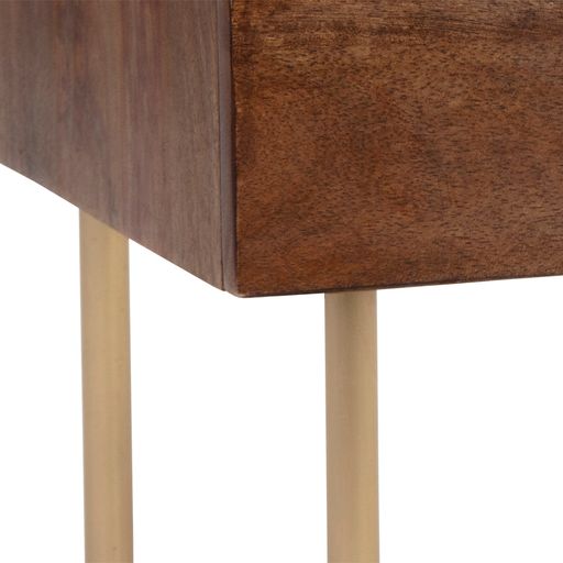 Sunpan Keely Nightstand Black Marble - Cafe
