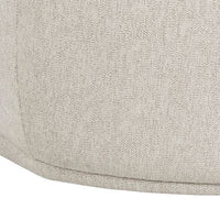 Sunpan Soraya Swivel Armless Chair - Dove Cream
