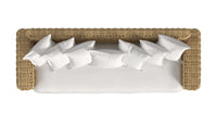 Sunset West Playa Sofa in Soothe Pearl with Flange Welt