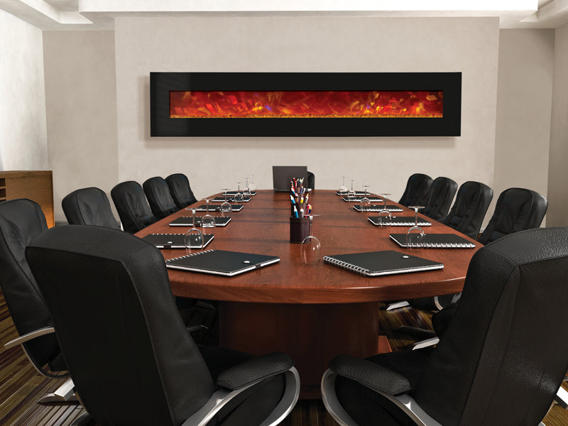 Amantii Electric Fireplace Top Heat 106"