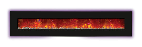 Amantii Electric Fireplace Top Heat 106"