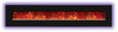 Amantii Electric Fireplace Top Heat 106"