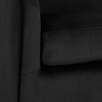 Sunpan Hazel Swivel Lounge Chair in Gold - Belfast Heather Grey / Black Sky / Blush Sky / Burgundy Sky / Deep Green Sky / Navy Blue Sky / Dark-Bronze Gold Sky
