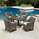 Woodard Augusta Wicker Dining Arm Chair