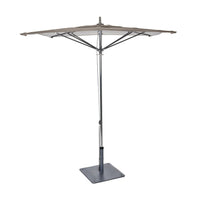 Woodard Canopi Grace 6' Square Flat Umbrella with Pulley Lift