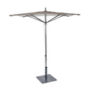 Woodard Canopi Grace 6' Square Flat Umbrella with Sunbrella Marine Fabric