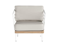 Sunpan Leon Lounge Chair - White - Palazzo Cream