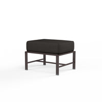 Sunset West La Jolla Aluminum Ottoman with Cushion