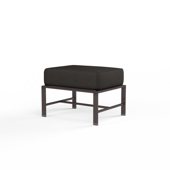 Sunset West La Jolla Aluminum Ottoman with Cushion