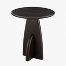Greenington Zephyr Side Table in Wheat/Caviar