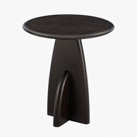 Greenington Zephyr Side Table in Wheat/Caviar