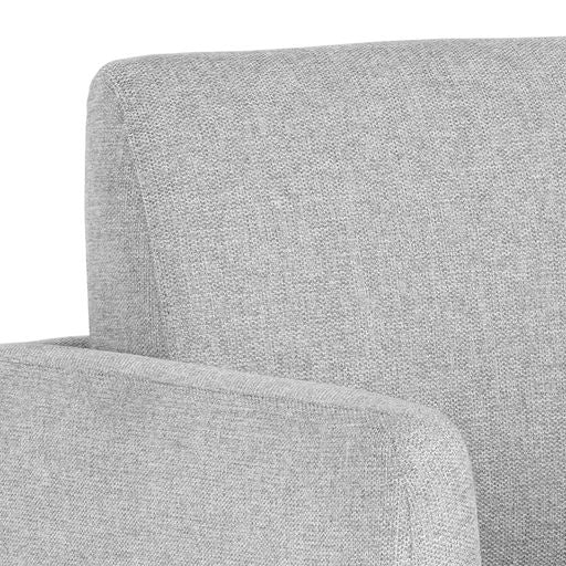 Sunpan Lorilyn Lounge Chair - Belfast Heather Grey / Danny Sage Green