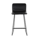 Sunpan Jovanah Counter Stool in Aosta Autumn / Aosta Jade / Bravo Black - Set of Two