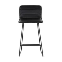 Sunpan Jovanah Counter Stool in Aosta Autumn / Aosta Jade / Bravo Black - Set of Two