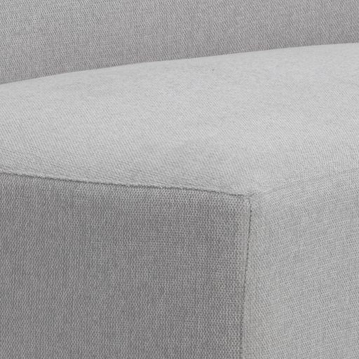 Sunpan Jaclyn Modular Armless Chair in Danny Dusty Blue / Egypt Light Grey-Danny Medium Grey