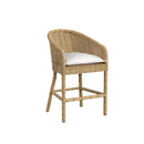 Sunset West Playa Barstool in Soothe Pearl with Flange Welt