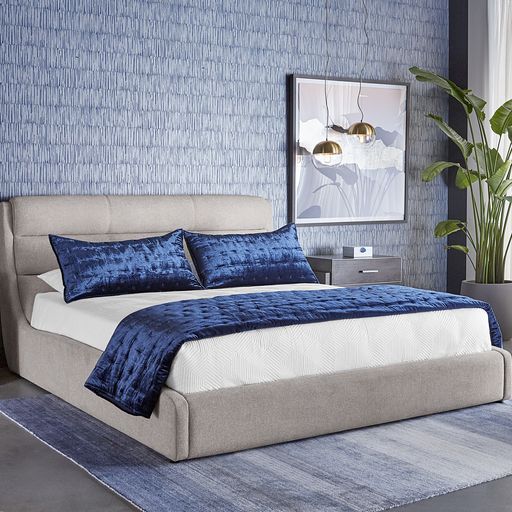 Sunpan Lagos Hand-Loomed Rug - Blue in 5' X 8' / 8' X 10' / 9' X 12'