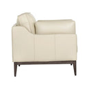 Sunpan Mackenzie Armchair - Astoria Cream Leather
