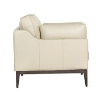 Sunpan Mackenzie Armchair - Astoria Cream Leather