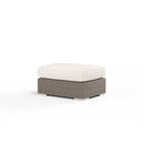 Sunset West Coronado Wicker Ottoman With Cushions