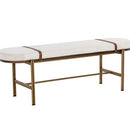 Sunpan Elaine Bench - Polo Cub Muslin