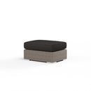 Sunset West Coronado Wicker Ottoman With Cushions