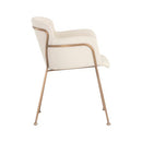 Sunpan Odesa Dining Armchair Abbington Navy / Dillon Cream